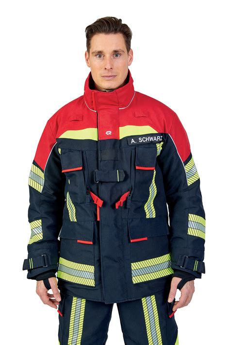Detale konstrukcyjne ubrania strażackiego Rosenbauer FIRE FLEX