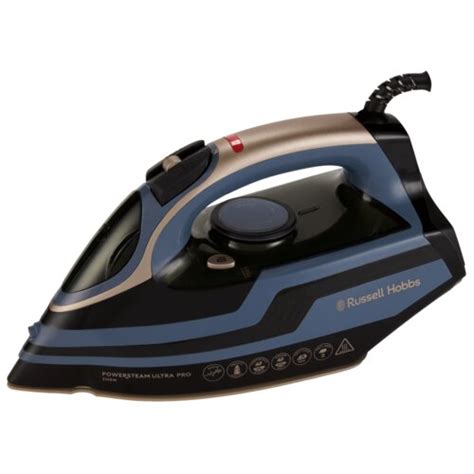 Zdjęcie przedstawiające żelazko Russell Hobbs Power Steam Ultra w kolorze czarnym