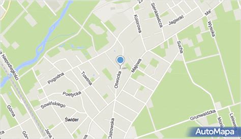 Archiwalna mapa Otwocka z zaznaczonym dworcem kolejowym i okolicznymi budynkami