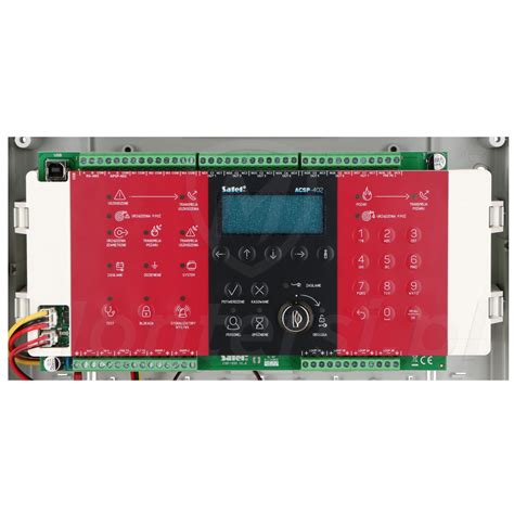 Nowoczesny kontroler sygnalizacji pożarowej z wyświetlaczem LCD