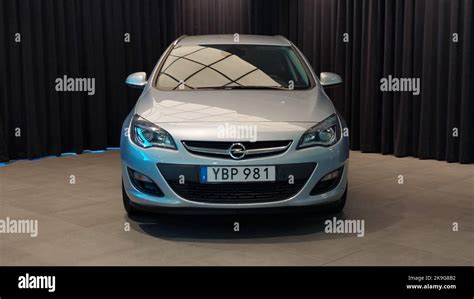 Thematic photo of an Opel car model in a showroom or on the road