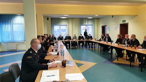 zdjęcie dokumentujące obrady Zarządu Oddziału Powiatowego ZOSP RP w Końskich