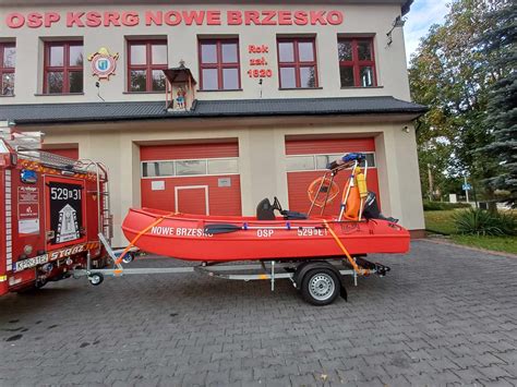 Nowa łódź Whaly 435R dla OSP Nowe Brzesko