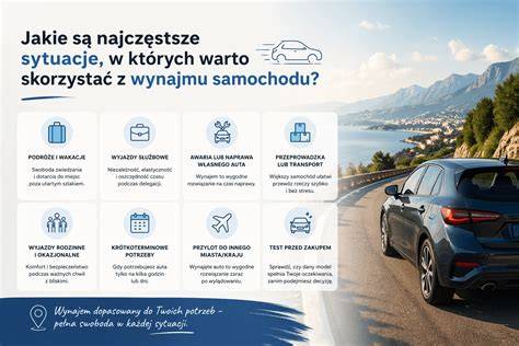 Infografika przedstawiająca najczęstsze symptomy awarii układu ładowania w pojeździe.