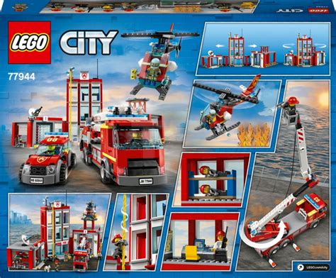 Zdjęcie gotowego modelu remizy strażackiej LEGO 77944