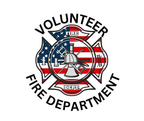 Thematic photo of a volunteer firefighter team with their local OSP logo proudly displayed