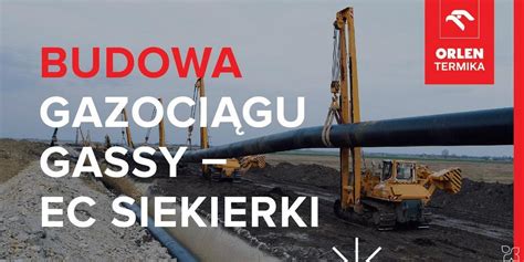 Infografika lub schemat ilustrujący mechanizm uszkodzenia gazociągu przez osunięcie się skarpy