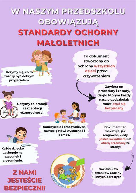 Zasady bezpieczeństwa dla małoletnich w OSP - infografika