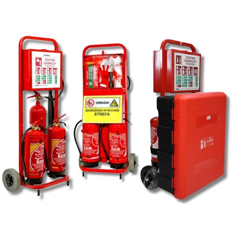 zdjęcie przedstawiające mobilny zestaw gaśniczy LAS LFW w akcji