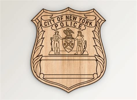 Thematic photo of a rural landscape or a municipal police officer's badge