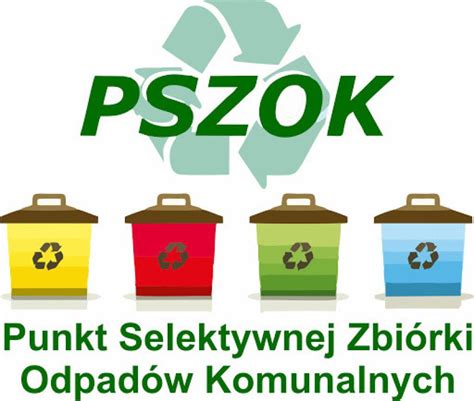 Zdjęcie frontu Punktu Selektywnej Zbiórki Odpadów Komunalnych (PSZOK) w Puszczykowie