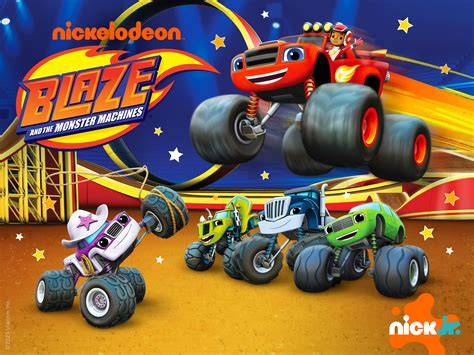 Blaze monster truck przekształcający się w wóz strażacki