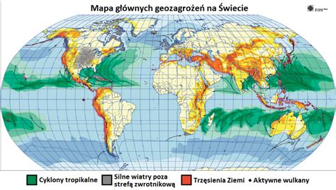 Mapa obszarów najbardziej zagrożonych pożarami w Kalifornii