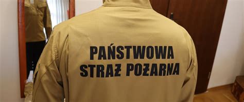 Zdjęcie: Nowe umundurowanie służbowe Państwowej Straży Pożarnej w akcji