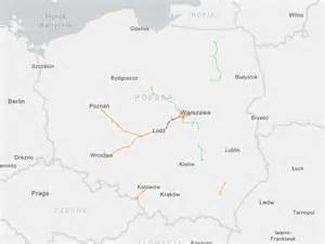 Mapa Węgrowa z zaznaczonymi kluczowymi inwestycjami infrastrukturalnymi