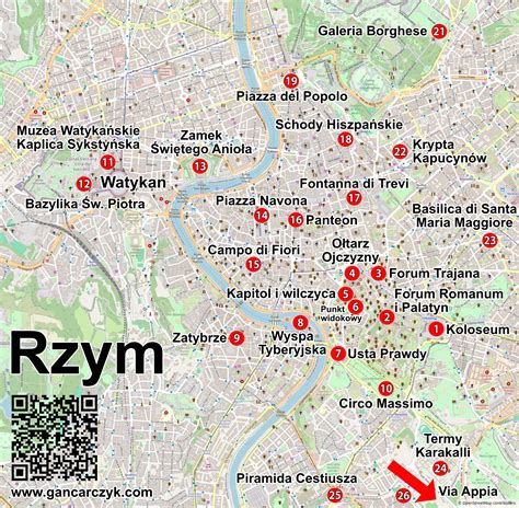 Mapa Rzymu z zaznaczonym obszarem objętym Wielkim Pożarem 64 roku n.e.