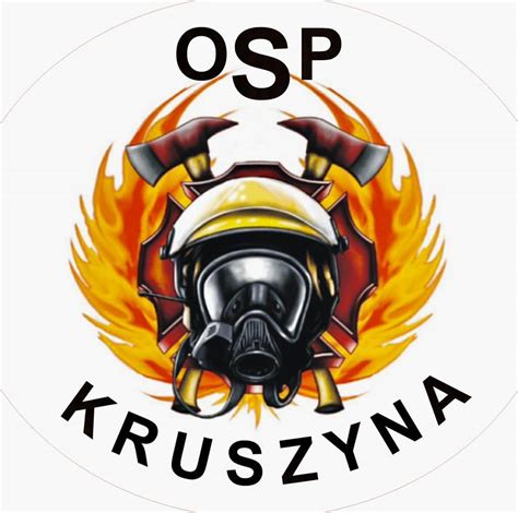 Strażacy OSP Kruszyna podczas spotkania z dziećmi lub pokazów profilaktycznych