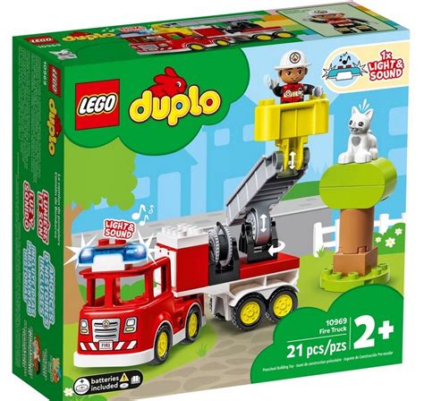 Opakowanie zestawu LEGO DUPLO Wóz strażacki (10969)