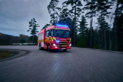 Specjalistyczny pojazd ratowniczy Scania dla lotnisk
