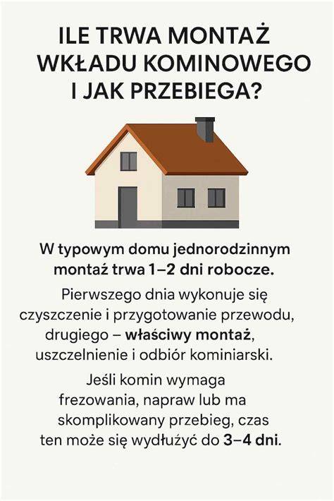 infografika przedstawiająca sytuacje, w których montaż strażaka kominowego jest wskazany (np. dom wśród drzew, krótki komin)