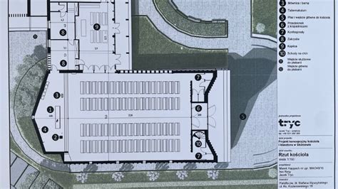 Projekt nowego kościoła w Walerianach