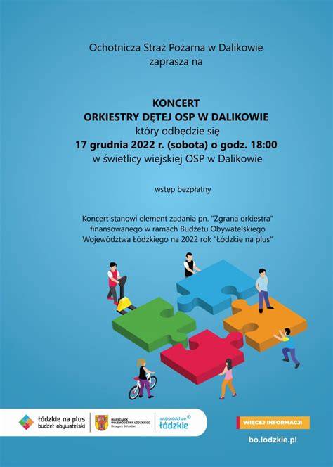 Infografika przedstawiająca wyróżnionych członków Orkiestry Dętej OSP Glinojeck