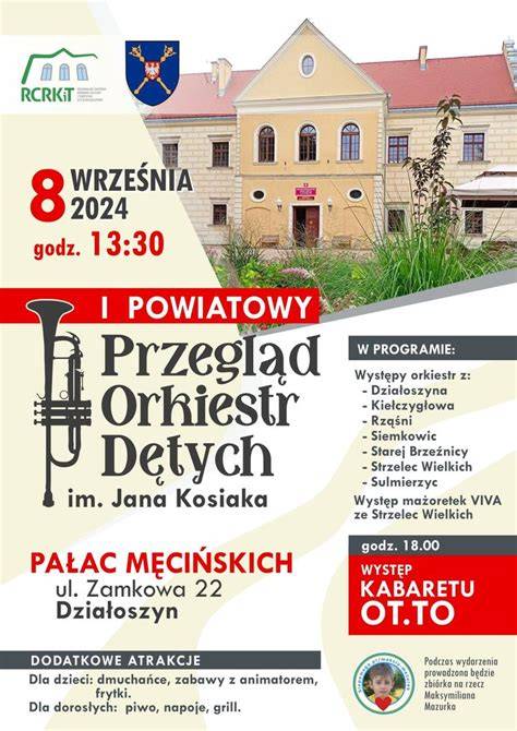 Infografika przedstawiająca skład orkiestr dętych na przeglądzie w Żelechowie