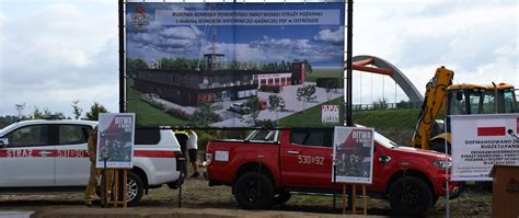 budowa nowej komendy PSP w Górce koło Ostródy