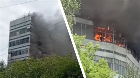 Pożar instytutu naukowo-badawczego we Friazino pod Moskwą