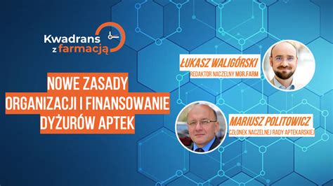 Infografika przedstawiająca nowe zasady dyżurów aptek i ich finansowanie przez NFZ