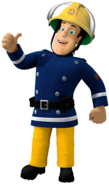 Photo of the first generation animated Fireman Sam character design