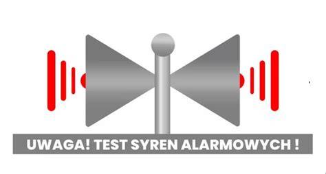 Szkolenie obrony cywilnej z użyciem syren alarmowych