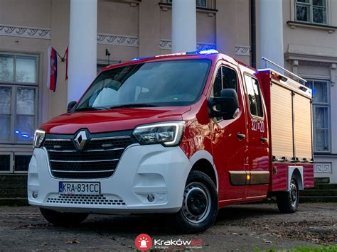 Zdjęcie samochodu pożarniczego SLRtBM 0,2/0,5 Renault Master/Bibmot OSP Krasne Potockie