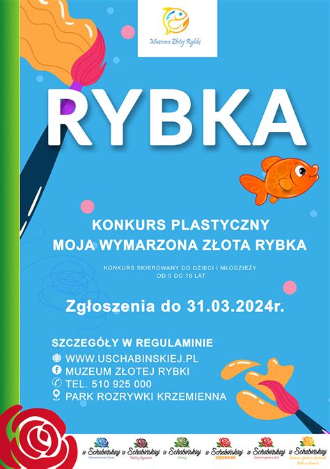 Plakat informacyjny konkursu plastycznego dla dzieci z tematyką strażacką
