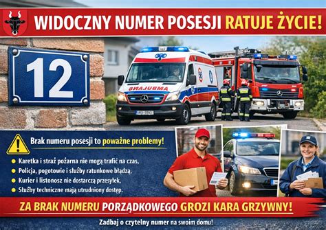 Schemat oznakowania pojazdu pożarniczego z numerem operacyjnym