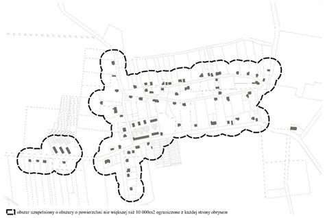Mapa obszaru gęstej zabudowy w Helu
