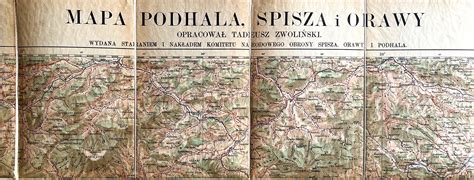 Mapa regionu Orawy ze wskazaniem lokalizacji Zubrzycy Górnej