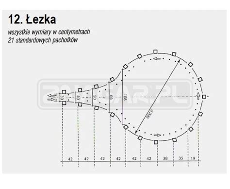 Schemat pożarniczego toru przeszkód