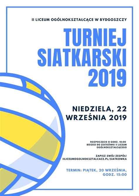 plakat informacyjny o nadchodzących zawodach powiatowych