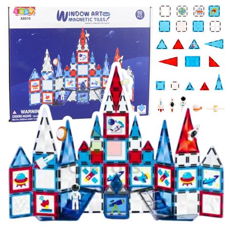 Zestaw konstrukcyjny magnetyczny do budowy remizy strażackiej z przezroczystymi elementami