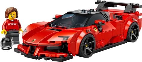 Infografika przedstawiająca różnice między seriami LEGO: Classic, Technic, Creator i Speed Champions, z przykładami pojazdów