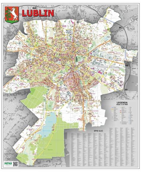 Mapa historyczna Głuska i okolic Lublina z zaznaczeniem Abramowic