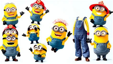Zabawne Minionki w różnych pozach