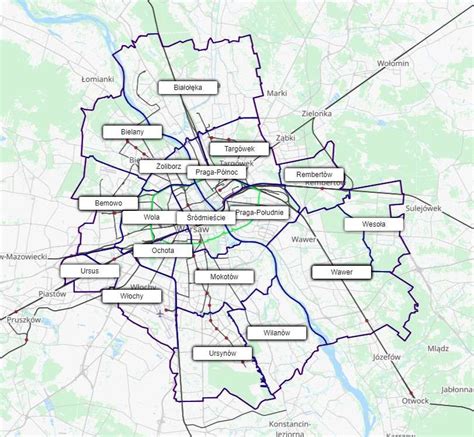 Mapa powiatu oławskiego z zaznaczonymi kluczowymi inwestycjami drogowymi i modernizacyjnymi