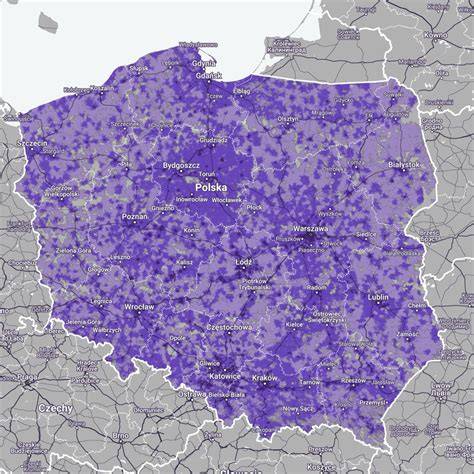 Mapa zasięgu zanieczyszczeń po pożarze zakładu przemysłowego