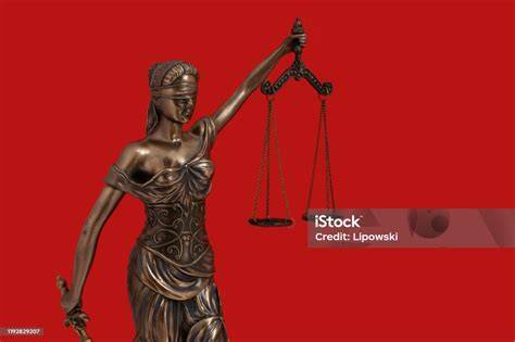 Themis, bogini sprawiedliwości lub symbol sądu