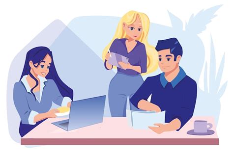 Grafika przedstawiająca spotkanie online lub telekonferencję