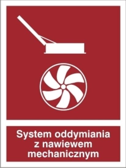 Znak System oddymiania z nawiewem mechanicznym