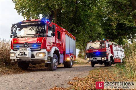Zdjęcie wozów strażackich OSP Częstochowa Błeszno
