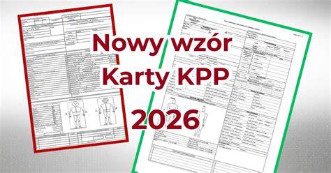 porównanie starej i proponowanej nowej karty KPP z zaznaczonymi różnicami
